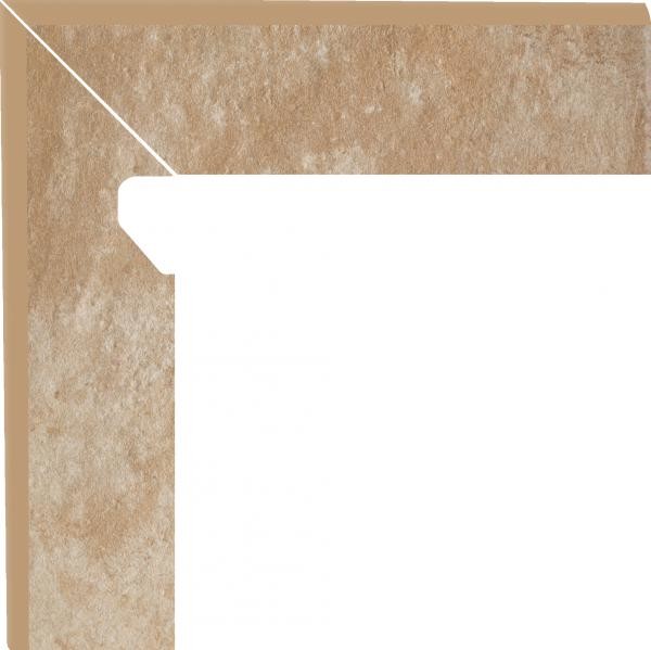 Paradyz Sokl fasádní levý Ilario Beige 2 8,1x30 cm