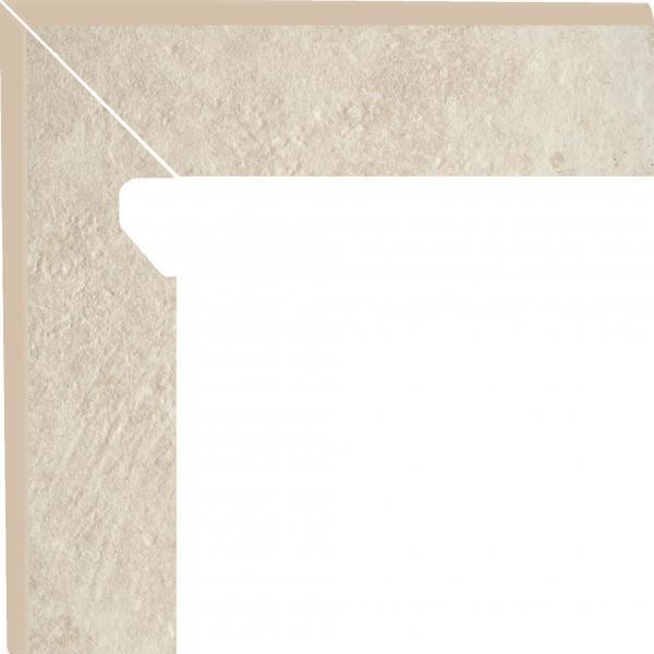 Paradyz Sokl fasádní levý Scandiano Beige 2 8,1x30 cm