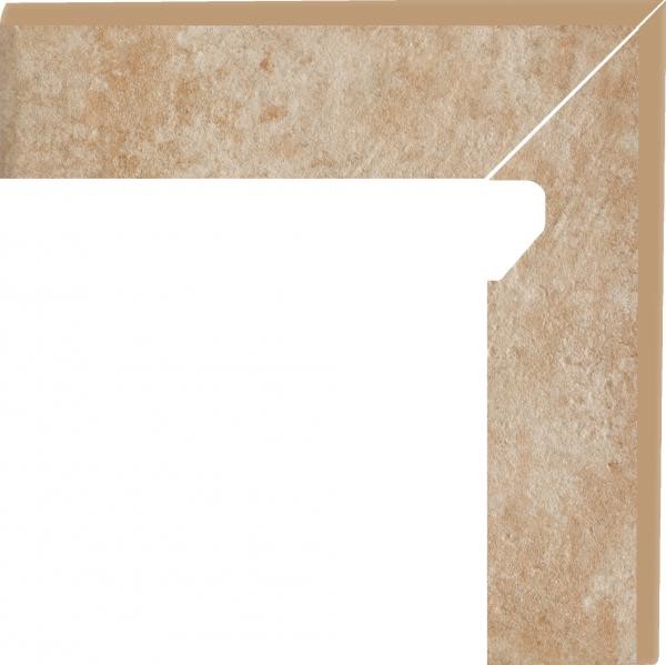 Paradyz Sokl fasádní pravý Ilario Beige 2 8,1x30 cm