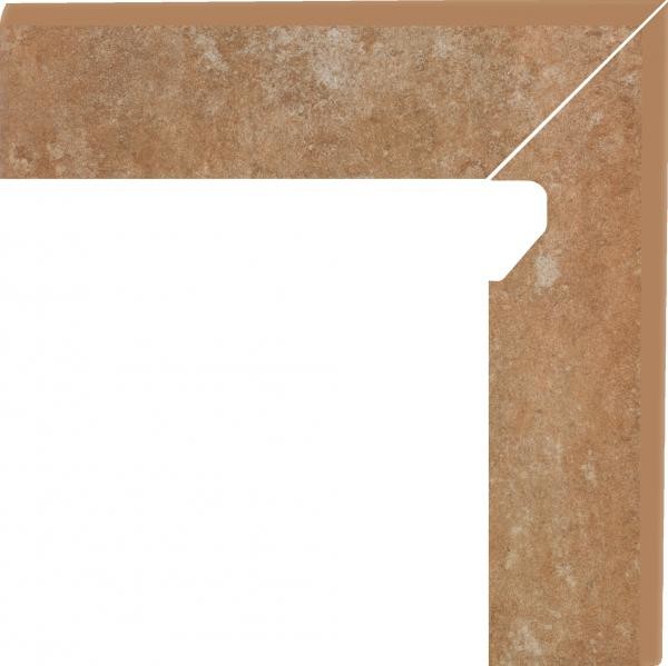 Paradyz Sokl fasádní pravý Ilario okrový 2 8,1x30 cm