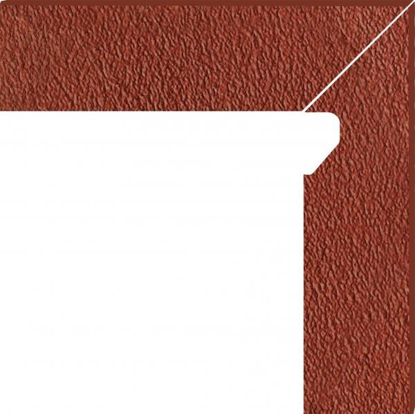 Paradyz Sokl fasádní pravý Natural Rosa 2 duro New nose 8,1x30 cm