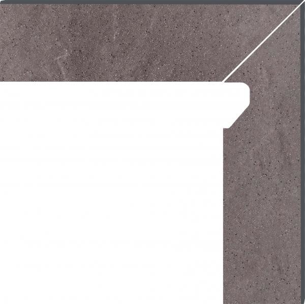 Paradyz Sokl fasádní pravý Taurus Grys 2 New nose 8,1x30 cm