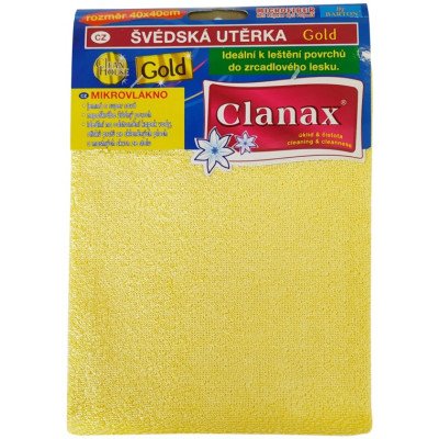 Clanax švédská utěrka Gold 40 × 40 cm, 320 g