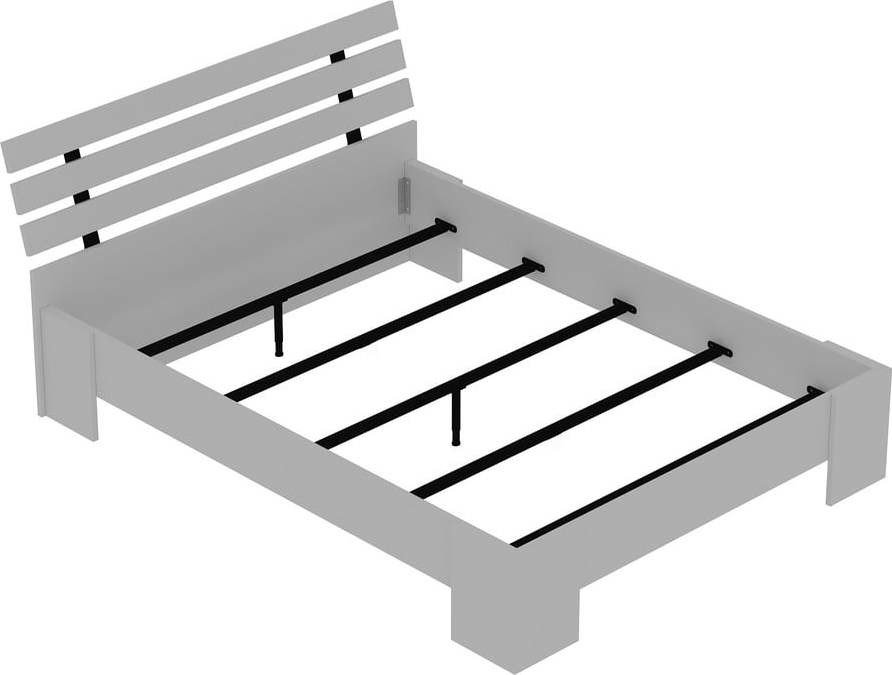 Bílá jednolůžková postel Kutay – Kalune Design