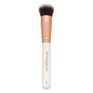 Dermacol Foundation & Powder Brush D52 Rose Gold štětec na make-up a pudr