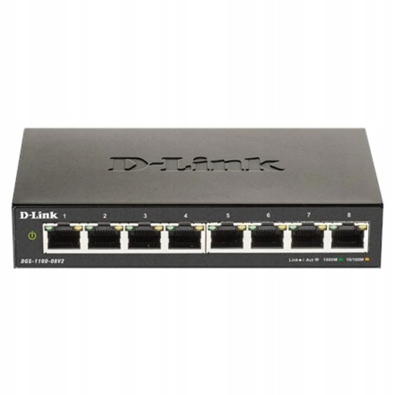 D-Link Smart Gigabit Ethernet Switch DGS-110-08V2