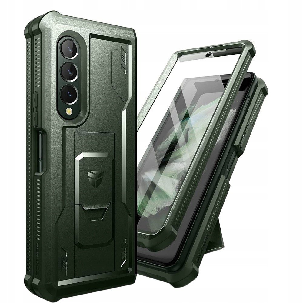 Armored Case pro Samsung Galaxy Z Fold 3, pouzdro Dexnor Shielder Kickstand