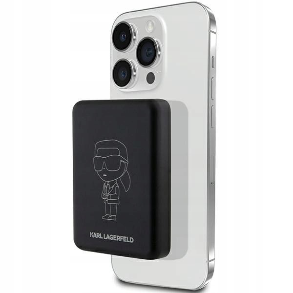 Indukční Magsafe Powerbanka 5000MAH Karl Lagerfeld Pro Samsung Galaxy S23