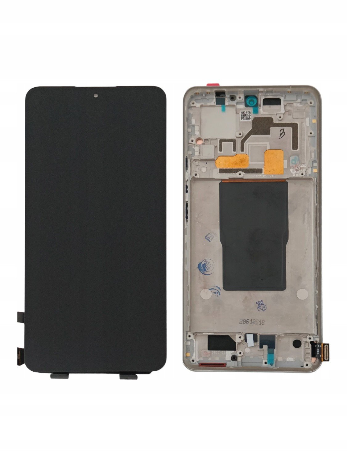 Displej s rámečkem Xiaomi 12T stříbrný