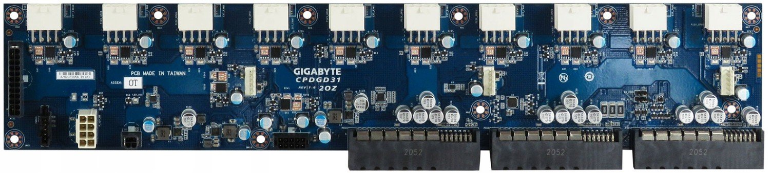 Gigabyte CPDGD31 2OZ Rev 1.0 Power Backpline