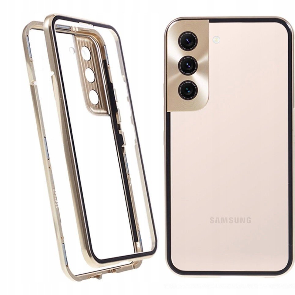 Magnetické pouzdro Dual Glass s rychlospojkou pro Samsung Galaxy S21, pouzdro Pouzdro