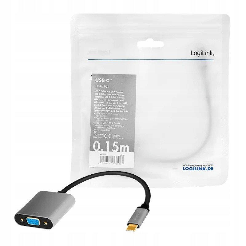 Logilink CUA0104 Usb-c Vga adaptér