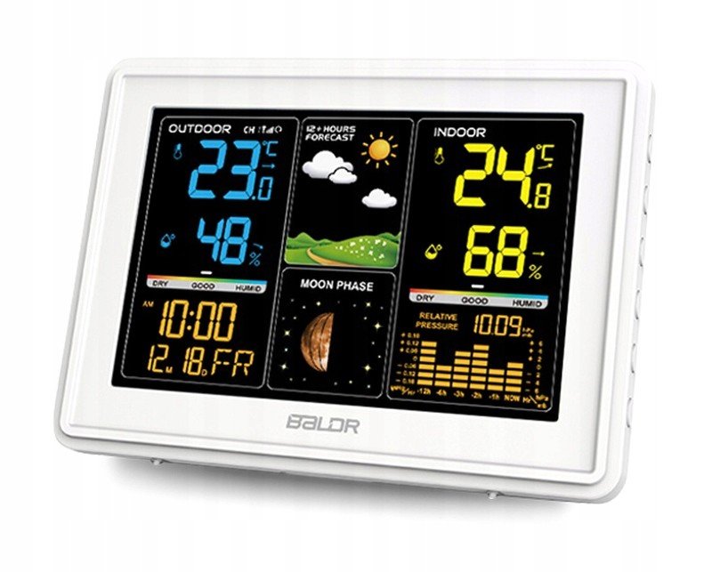 Meteorologická stanice barometr kalendář Baldr B359WHV2