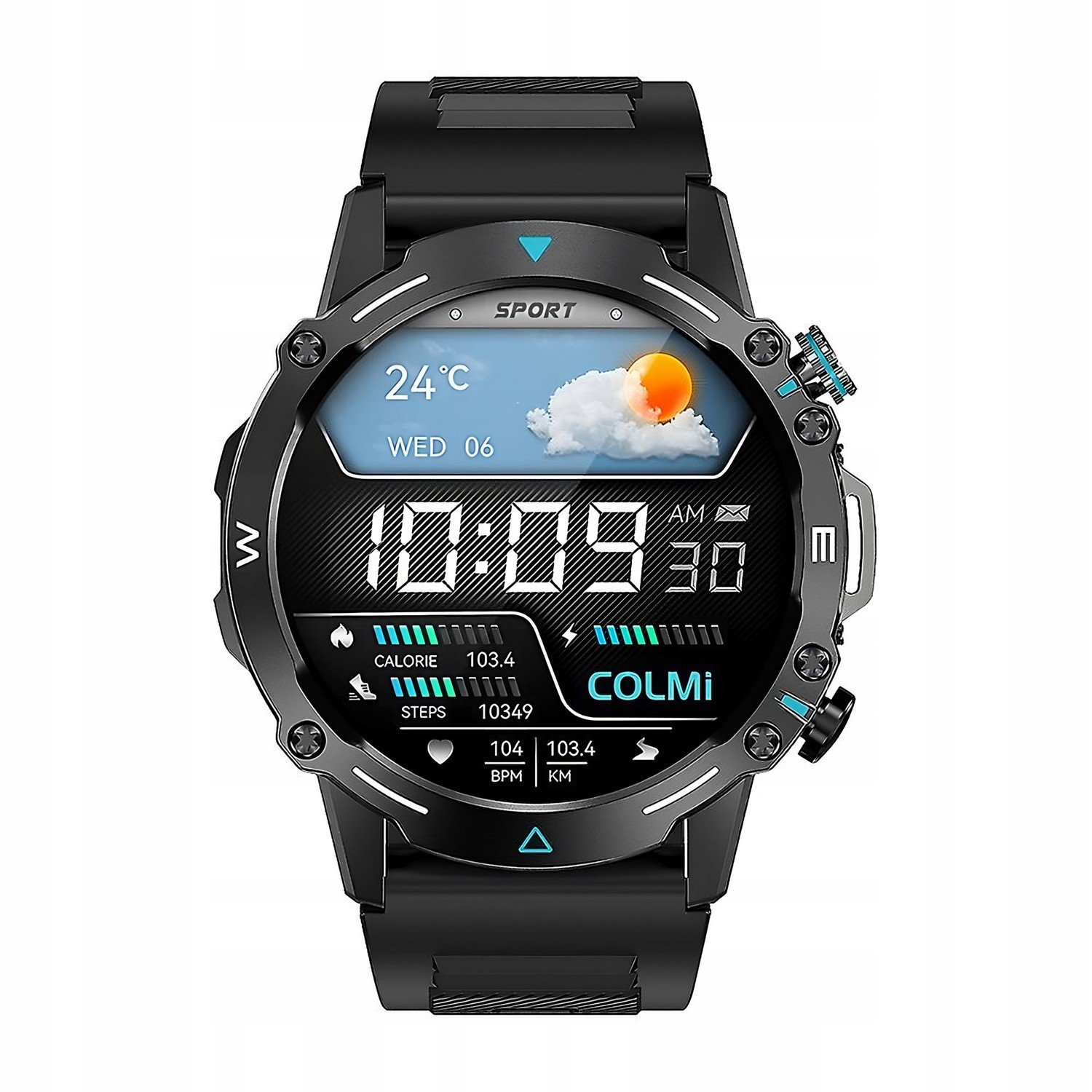 Colmi Chytré Hodinky M42 Amoled Pánské Černé Bt