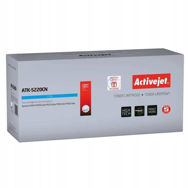 Toner Activejet ATK-5220CN (náhrada Kyocera