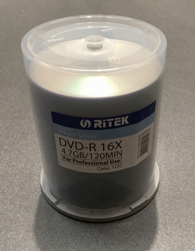 Dvd-r disky Traxdata 4,7GB 16X Pro (100 ks)