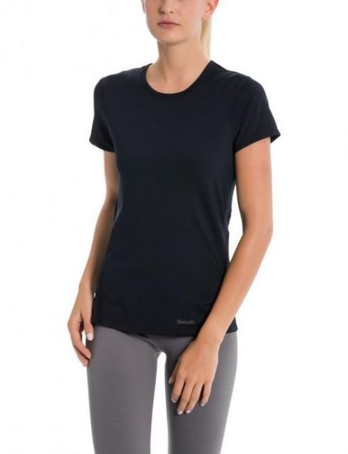 triko BENCH - Active Mesh Tape T-Shirt Black Beauty (BK11179)