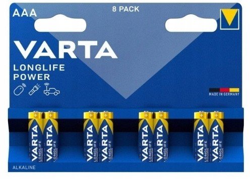 Varta, Longlife Power Micro Aaa baterie, 8 kusů