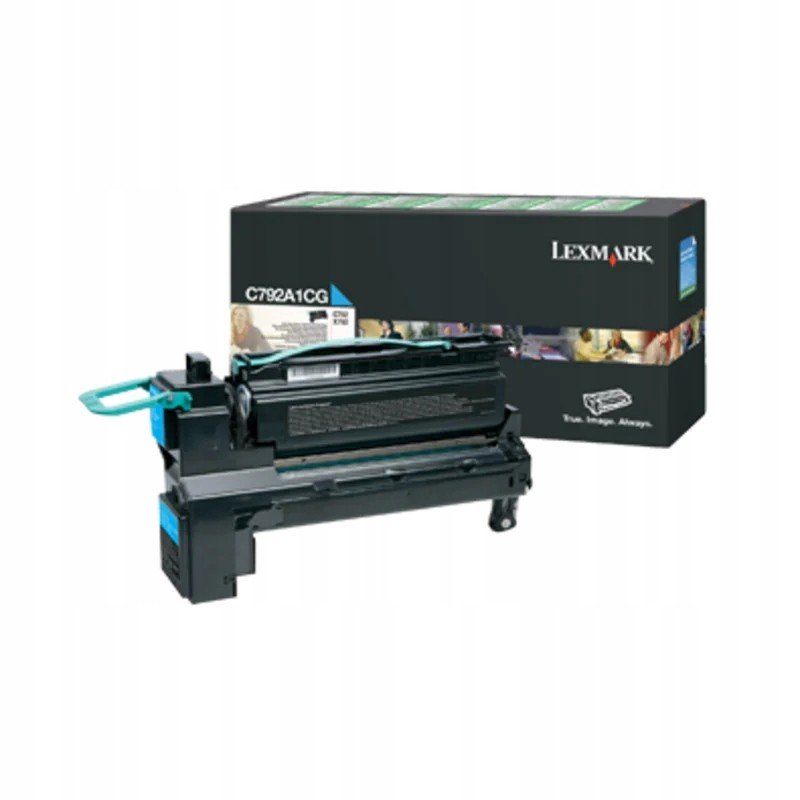 Originální toner Lexmark C792A1CG Cyan 6000 stran