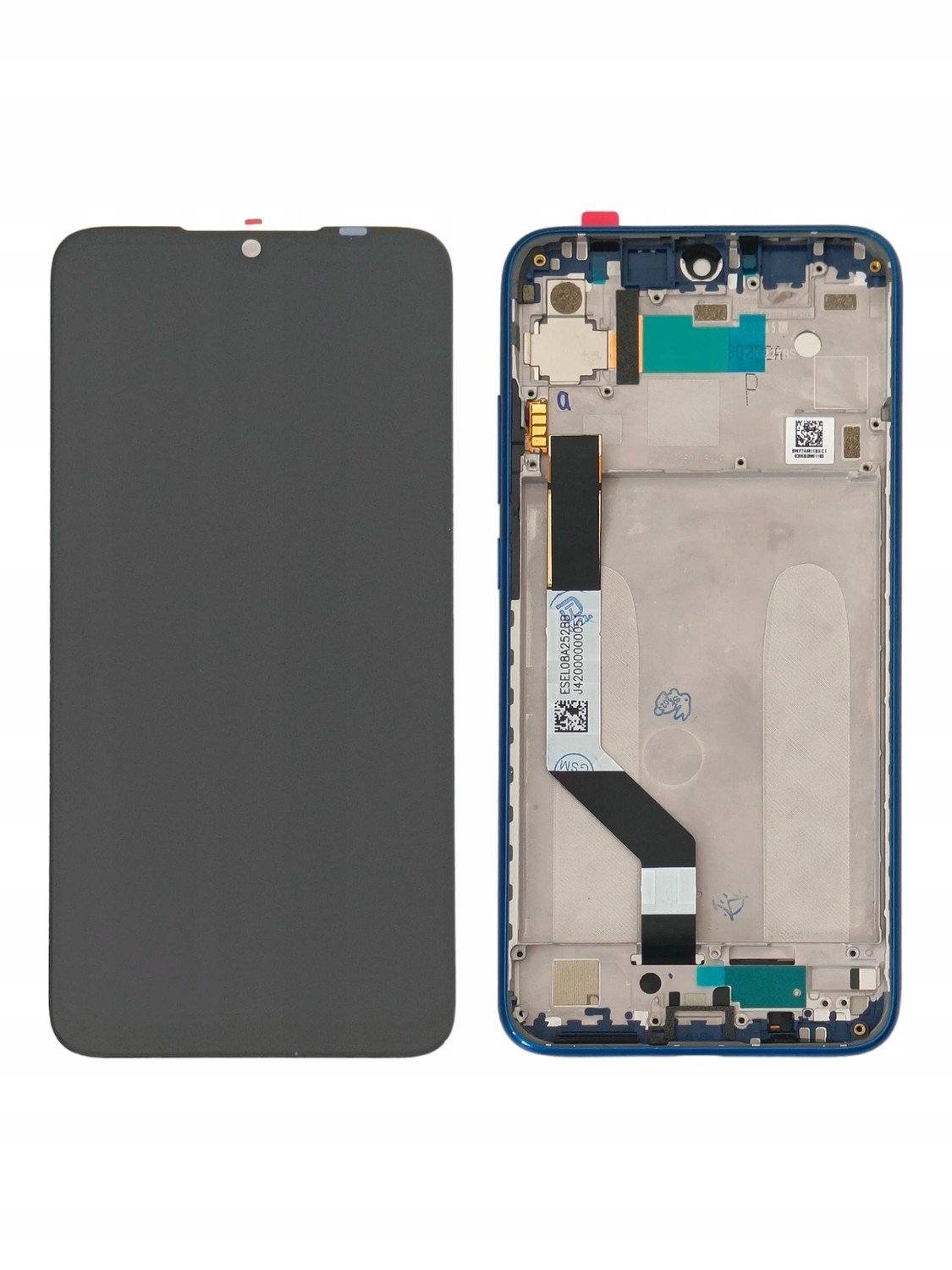 Displej s rámečkem Xiaomi Redmi Note 7 modrý