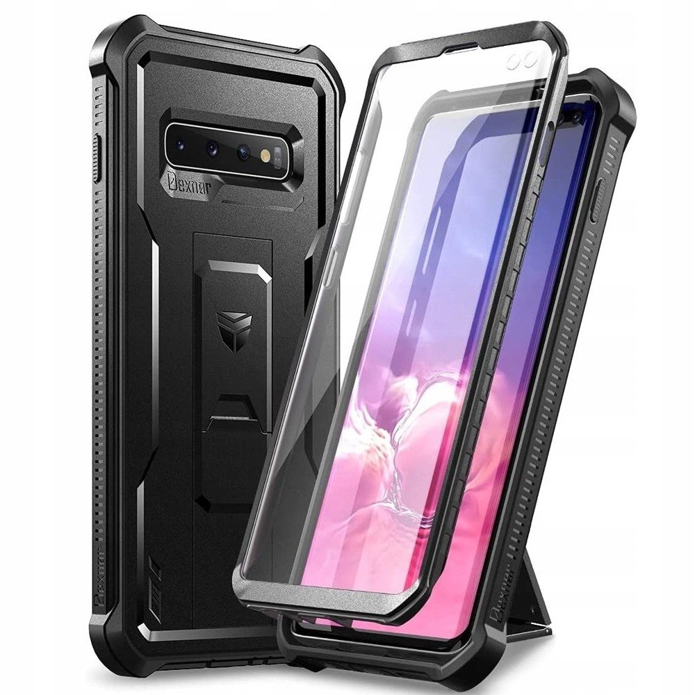 Pancéřové pouzdro Dexnor pro Samsung Galaxy S10 Shielder Kickstand case s rychlou