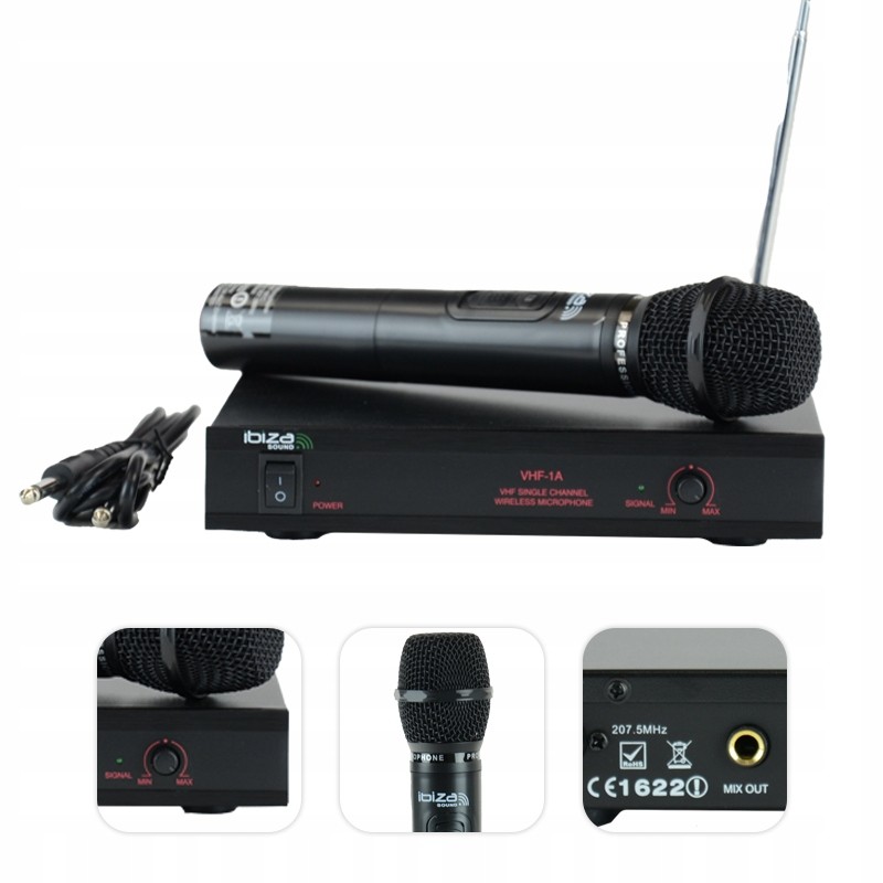 Mikrofon ruční bezdrátový vokální VHF1A