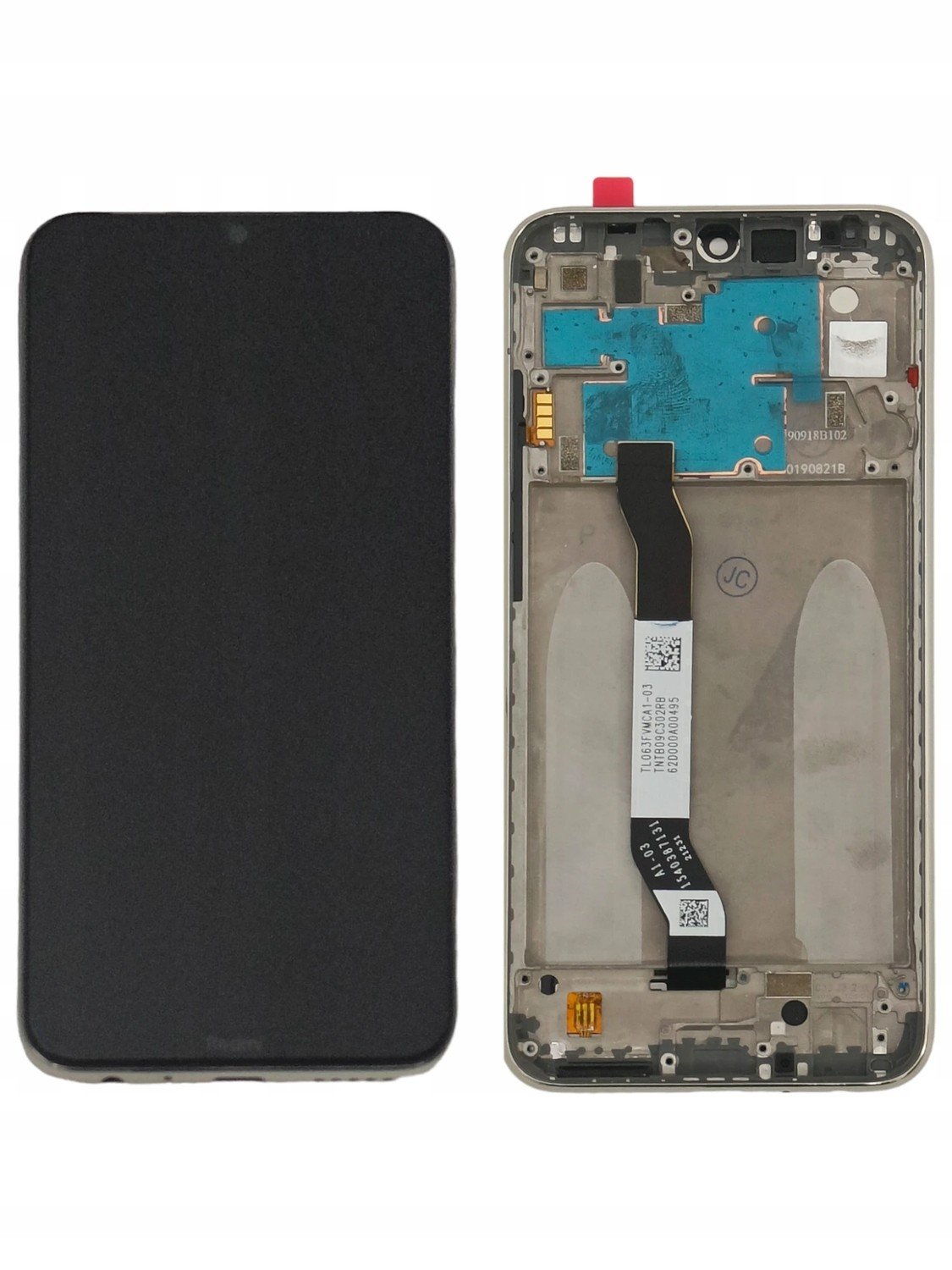 Displej s rámečkem Xiaomi Redmi Note 8 Moonlight White