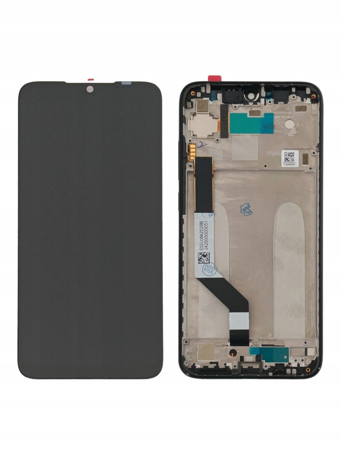 Displej s rámečkem Xiaomi Redmi Note 7 černý