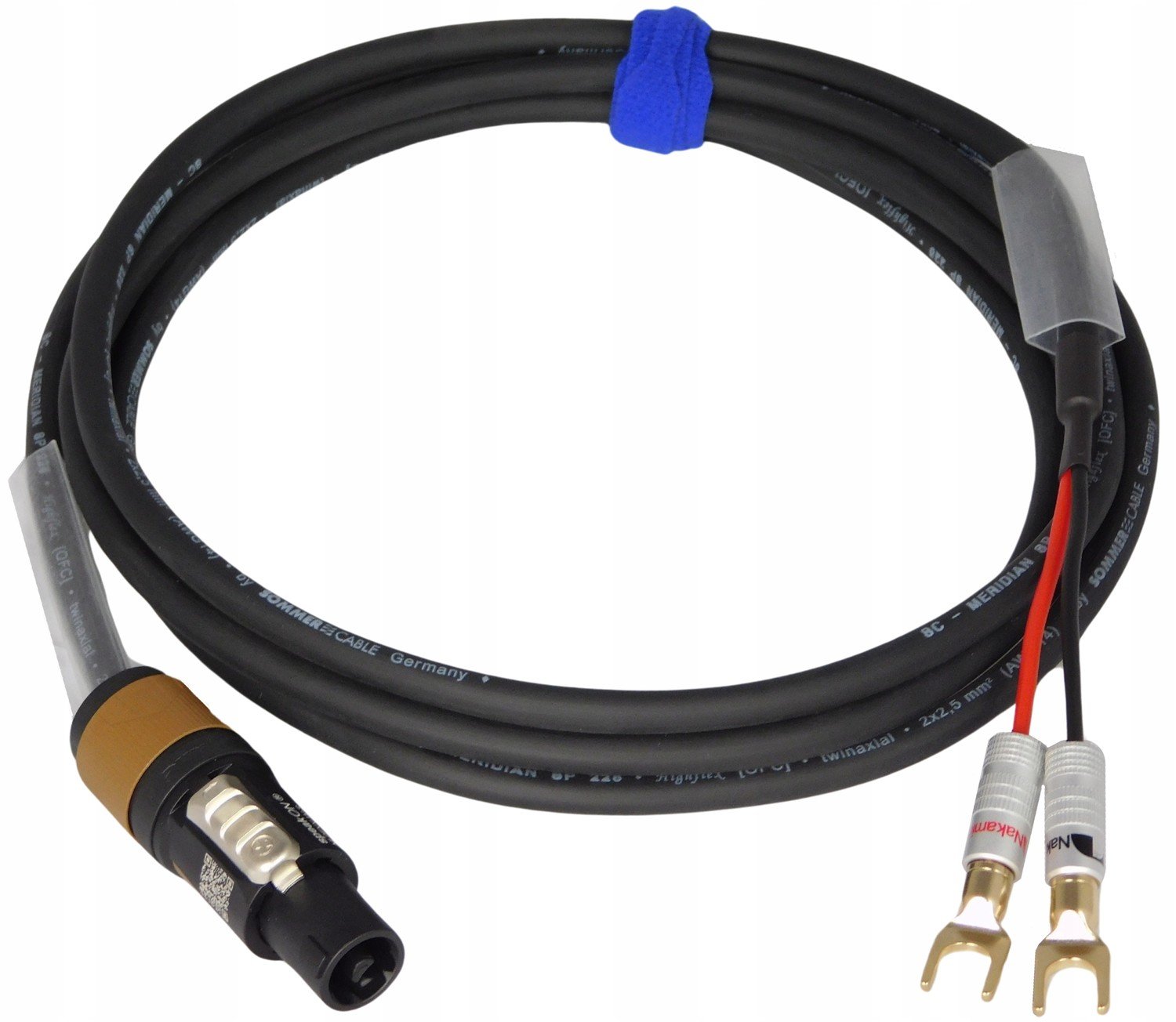 Sommer Meridian Kabel Hlasový 2x2,5 Vidlicový Neutrik Speakon 100m