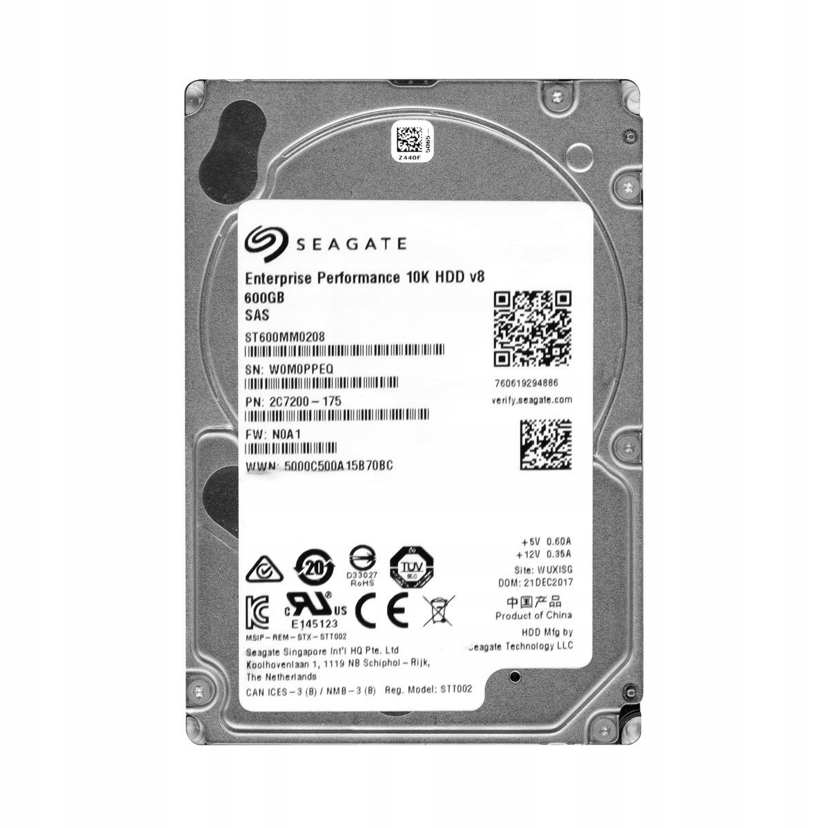 Seagate 600GB SAS-3 10K 128MB 2,5'' ST600MM0208