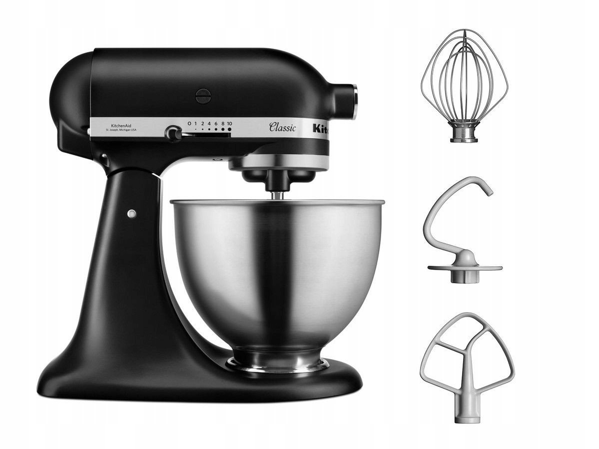 KitchenAid Kuchyňský Robot 4,3L 5K45SSEBM Černý Mat