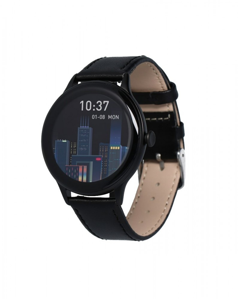 Chytré hodinky Fit FW48 Vanad černé