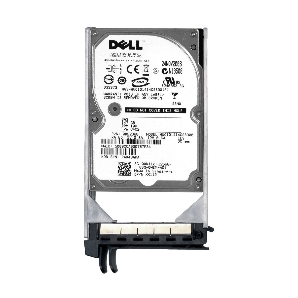 Dell 0XK112 147GB 10K Sas 2,5'' HUC101414CSS300