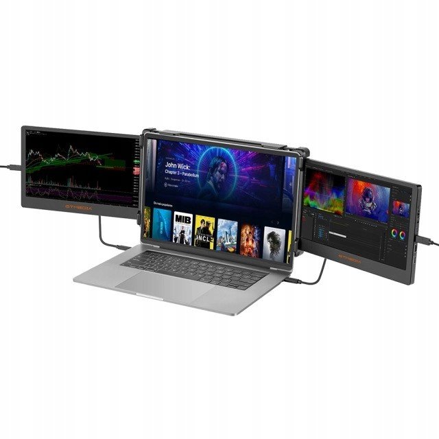 2x Přenosné monitory pro notebook Usb-c Mate X 11,6 palců