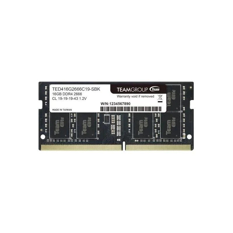 Sodimm DDR4 paměť Team Group Elite 16GB (1x16GB)