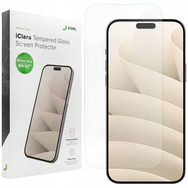 Sklo pro iPhone 15 Pro Max, Jcpal iCLARA 0.26mm