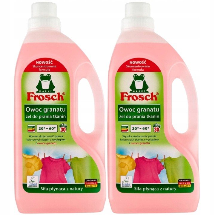 Frosch Prací gel na textil Granátové jablko 3L 60pr