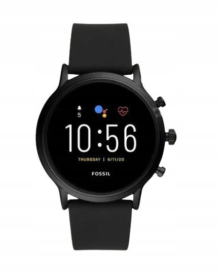 Fossil Chytré Hodinky FTW4025 Černá Sportovní Pláž