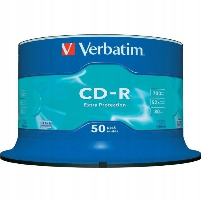 Verbatim CAKE(50) Extra ochrana 700M Cd-r