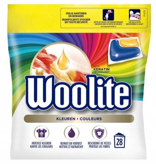Woolite Kapsle na barevné prádlo, 28 kusů