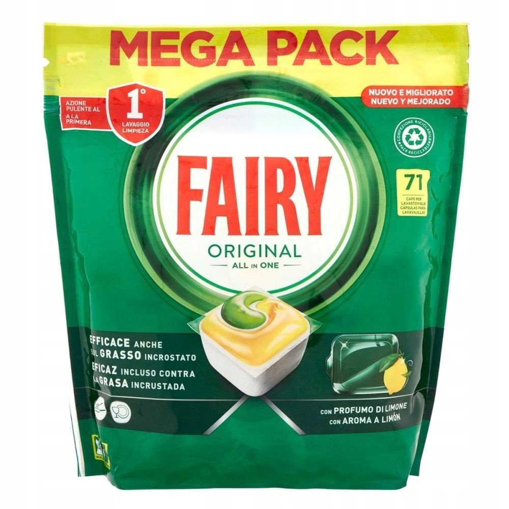 Fairy Original Kapsle do myčky Citron 71 kusů