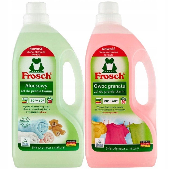 Frosch Sada pracích gelů Aloe Granátové jablko 3L 60pr