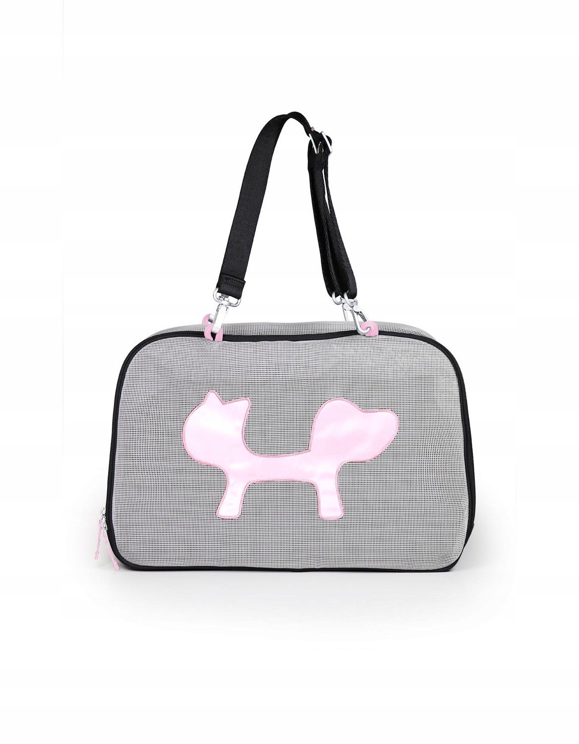 United Pets Milano Eco Taška Přepravka pro psa Černá Růžová