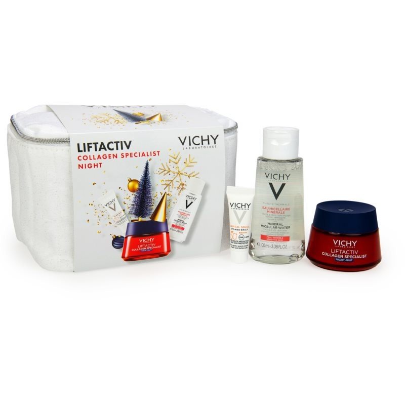 Vichy Liftactiv Collagen Specialist Night vánoční dárková sada