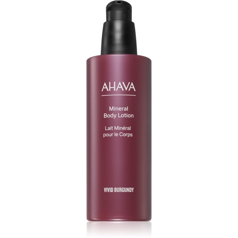 AHAVA Vivid Burgundy hydratační tělový krém s minerály z Mrtvého moře 250 ml