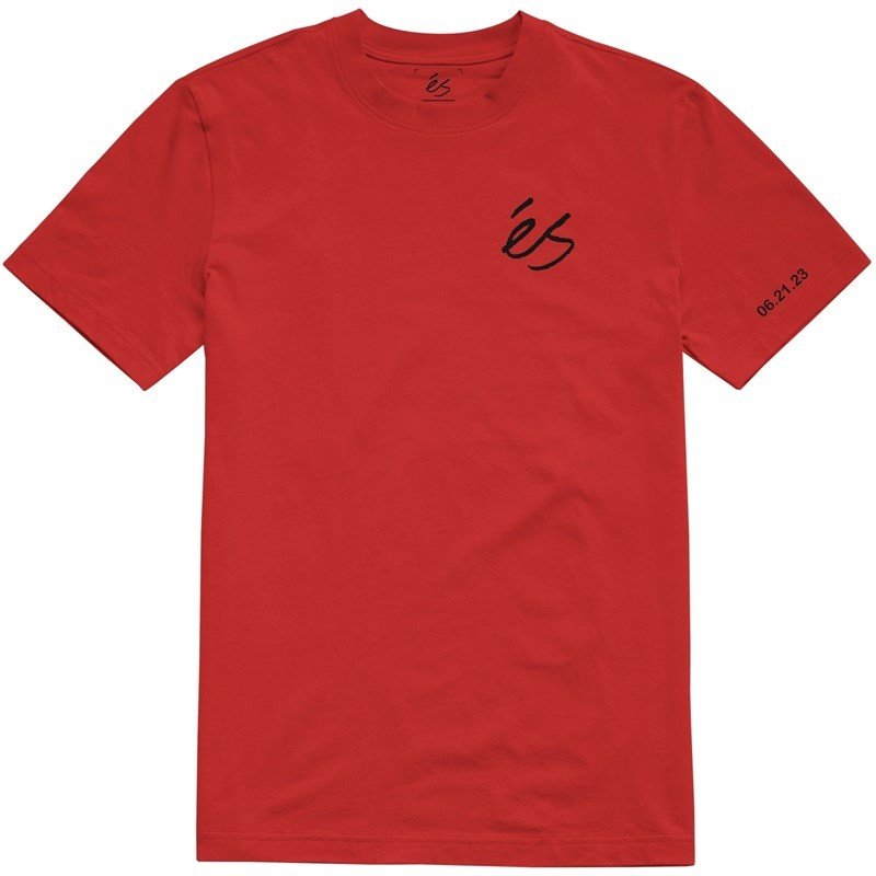 triko ES - Go Skate Tee Red (600) velikost: L