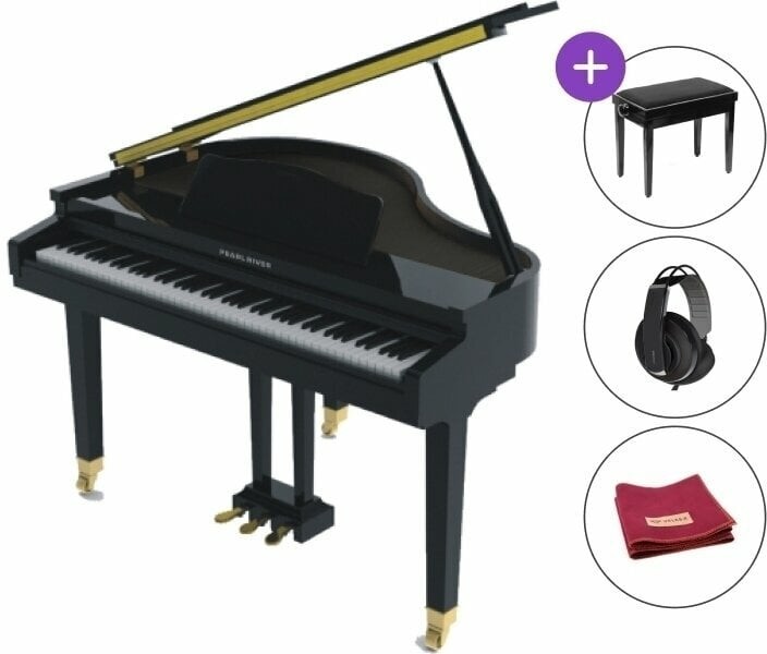 Pearl River GP 1100 Black SET Černá Digitální piano