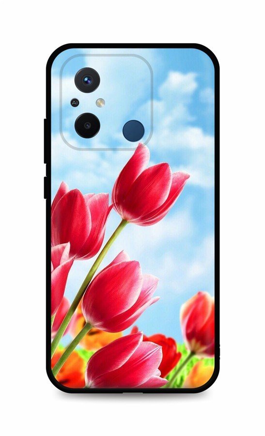 Kryt TopQ Xiaomi Redmi 12C Tulips 106799