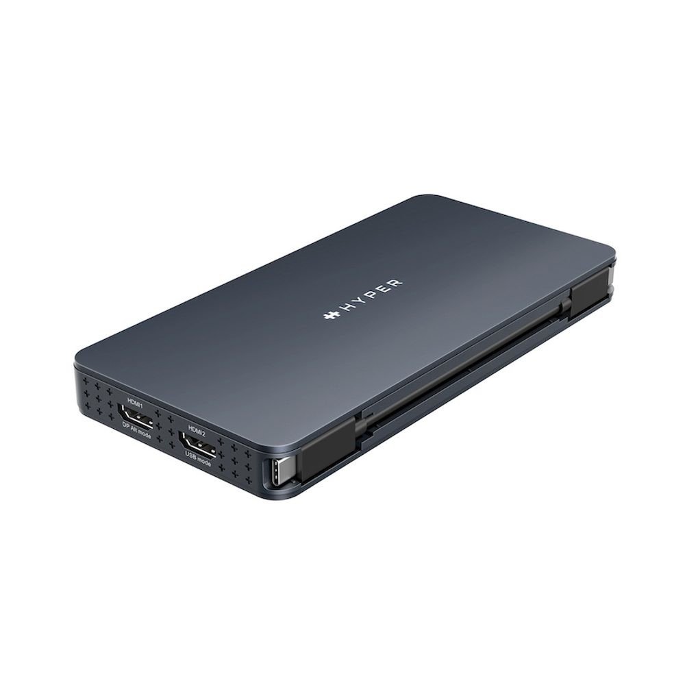 Hyper® HyperDrive Universal Silicon Motion® USB-C® 10v1 Bussiness class, Dual HDMI
