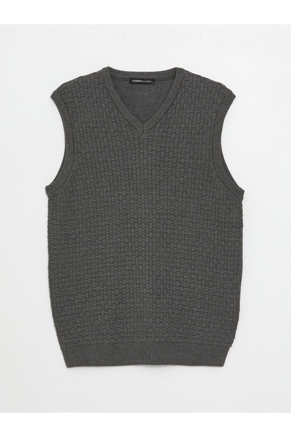 LC Waikiki Standard Fit V-Neck Men's Knitwear Sweater.